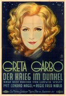 The Mysterious Lady - German Movie Poster (xs thumbnail)