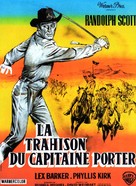 Thunder Over the Plains - French Movie Poster (xs thumbnail)