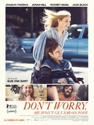 Don&#039;t Worry, He Won&#039;t Get Far on Foot - French Movie Poster (xs thumbnail)