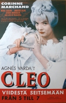 Cl&eacute;o de 5 &agrave; 7 - Finnish Movie Poster (xs thumbnail)