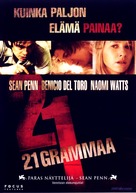 21 Grams - Finnish DVD movie cover (xs thumbnail)
