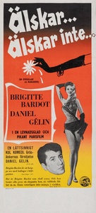 En effeuillant la marguerite - Swedish Movie Poster (xs thumbnail)