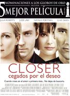 Closer - Spanish Movie Poster (xs thumbnail)