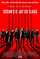 Ocean&#039;s 8 - Romanian Movie Poster (xs thumbnail)