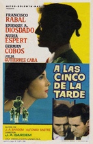 A las cinco de la tarde - Spanish Movie Poster (xs thumbnail)