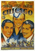 In Old Chicago - Spanish Movie Poster (xs thumbnail)