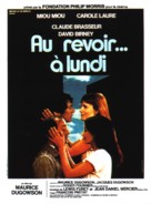 Au revoir &agrave; lundi - French Movie Poster (xs thumbnail)