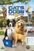 Cats &amp; Dogs 3: Paws Unite - Danish DVD movie cover (xs thumbnail)