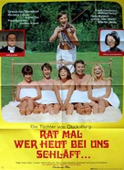 Rat&#039; mal, wer heut bei uns schl&auml;ft...? - German Movie Poster (xs thumbnail)
