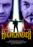 Highlander - Danish Movie Poster (xs thumbnail)
