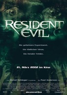 Resident Evil - German Movie Poster (xs thumbnail)