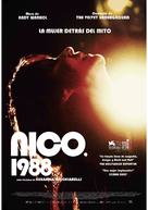 Nico, 1988 - Spanish Movie Poster (xs thumbnail)