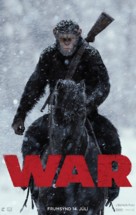 War for the Planet of the Apes - Icelandic Movie Poster (xs thumbnail)