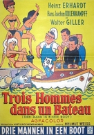 Drei Mann in einem Boot - Belgian Movie Poster (xs thumbnail)