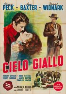 Yellow Sky - Italian Movie Poster (xs thumbnail)