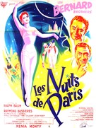 Les nuits de Paris - French Movie Poster (xs thumbnail)