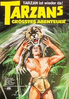 Tarzan&#039;s Greatest Adventure - German Re-release movie poster (xs thumbnail)