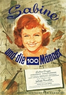 Sabine und die hundert M&auml;nner - German Movie Poster (xs thumbnail)