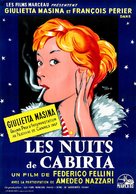 Le notti di Cabiria - French Movie Poster (xs thumbnail)