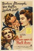 The Strange Love of Martha Ivers - Spanish Movie Poster (xs thumbnail)