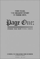 Page One: A Year Inside the New York Times - Movie Poster (xs thumbnail)