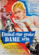 Einmal eine grosse Dame sein - German Movie Poster (xs thumbnail)