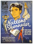 Les belles de nuit - Danish Movie Poster (xs thumbnail)