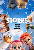 Storks - British Movie Poster (xs thumbnail)