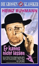 Er kann&#039;s nicht lassen - German VHS movie cover (xs thumbnail)