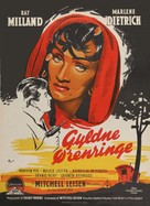 Golden Earrings - Danish Movie Poster (xs thumbnail)
