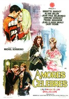 Amours c&eacute;l&egrave;bres - Spanish Movie Poster (xs thumbnail)