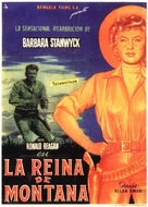 Cattle Queen of Montana - Spanish Movie Poster (xs thumbnail)