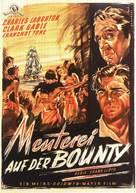 Mutiny on the Bounty - German Movie Poster (xs thumbnail)