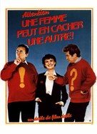 Attention une femme peut en cacher une autre! - French Movie Poster (xs thumbnail)