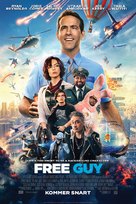 Free Guy - Danish Movie Poster (xs thumbnail)