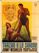 Tarzan and the Mermaids - Italian Movie Poster (xs thumbnail)