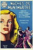 Les nuits de Montmartre - Spanish Movie Poster (xs thumbnail)