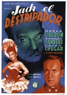 The Lodger - Spanish Movie Poster (xs thumbnail)