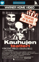 Theater of Blood - Finnish VHS movie cover (xs thumbnail)