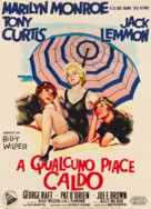 Some Like It Hot - Italian Movie Poster (xs thumbnail)