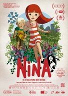 Nina et le secret du h&eacute;risson - Spanish Movie Poster (xs thumbnail)