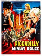 Piccadilly null Uhr zw&ouml;lf - French Movie Poster (xs thumbnail)