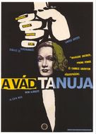 Witness for the Prosecution - Hungarian Movie Poster (xs thumbnail)
