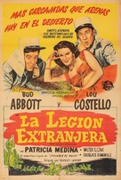 Abbott and Costello in the Foreign Legion - Argentinian Movie Poster (xs thumbnail)