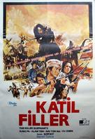 Killer Elephants - Turkish Movie Poster (xs thumbnail)