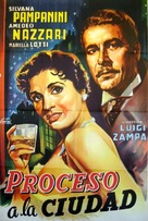 Processo alla citt&agrave; - Argentinian Movie Poster (xs thumbnail)