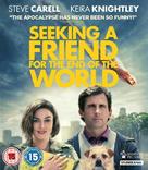 Seeking a Friend for the End of the World - British Blu-Ray movie cover (xs thumbnail)