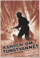 Kampen om tungtvannet - Norwegian Movie Poster (xs thumbnail)