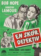 My Favorite Brunette - Danish Movie Poster (xs thumbnail)