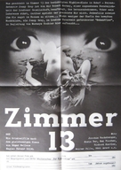 Zimmer 13 - German Movie Poster (xs thumbnail)